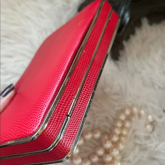 HENRI BENDEL Party Starter Box Clutch - Red